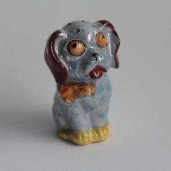 Salière porcelaine émaillée Chien Allemagne