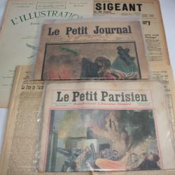 Lot journaux ancien du 8 octobre 1911