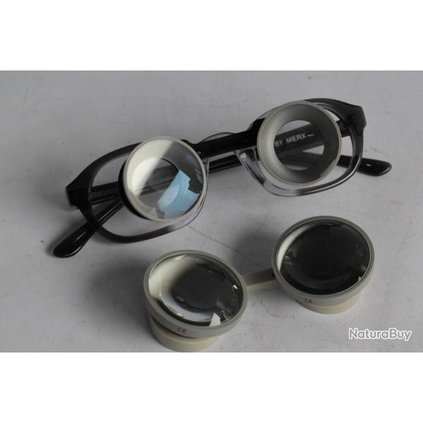 Lunettes Loupe binoculaire Merx bijoutier dentiste