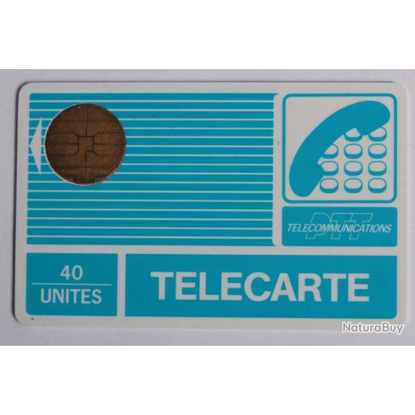 T�l�carte � puce France Pyjama BUL1 Offset glac�e 40U Py20A