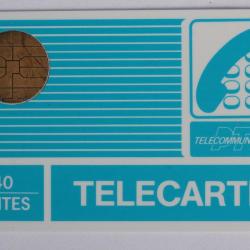 T&eacute;l&eacute;carte &agrave; puce France Pyjama BUL1 Offset glac&eacute;e  40U Py20A