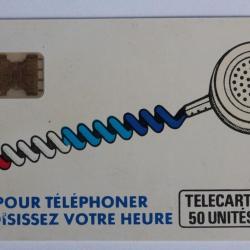 T&eacute;l&eacute;carte &agrave; puce France Cordon blanc Ko58 SC4ob vari&eacute;t&eacute; 3 n&deg;impact