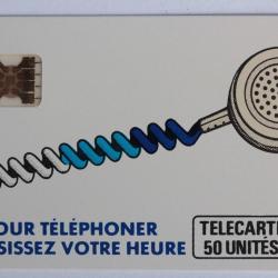 T&eacute;l&eacute;carte &agrave; puce France Cordon blanc Ko58 SC4ob S&eacute;rigraphie et Offset