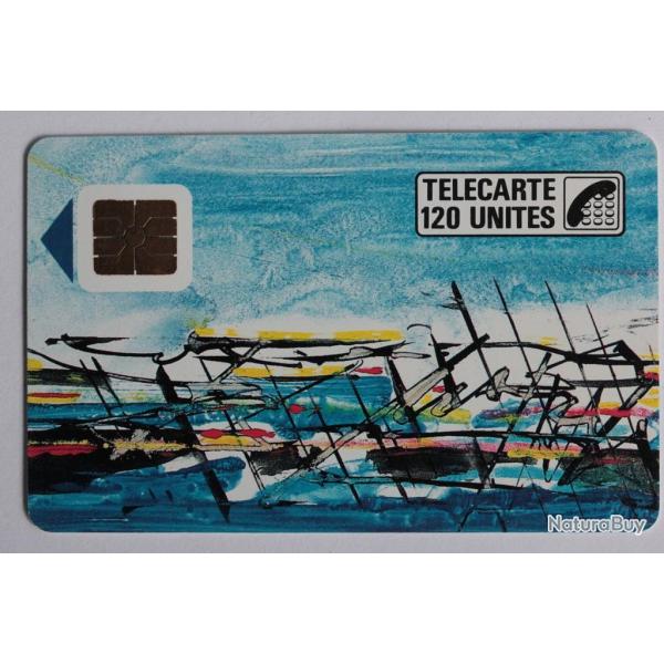 T�l�carte � puce France Baltazar 1989 accent rouge