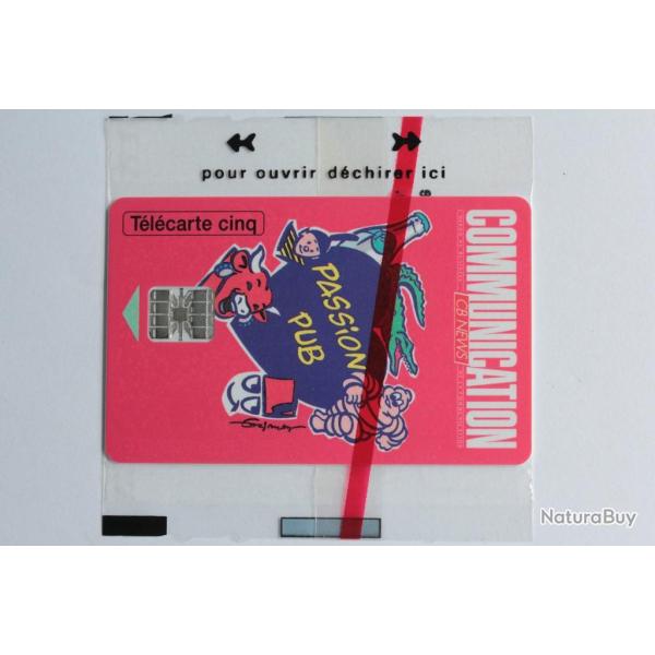 T�l�carte � puce France Cinq Unit�s CB News Communication 1993 NSB