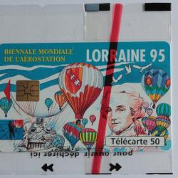 T&eacute;l&eacute;carte &agrave; puce France Lorraine 95 F566 NSB