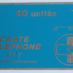 T&eacute;l&eacute;carte holographique France L&G Bleu 40 unit&eacute;s A14