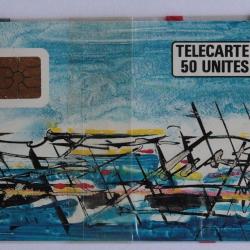 T&eacute;l&eacute;carte &agrave; puce France Baltazar 50 U NSB 1989
