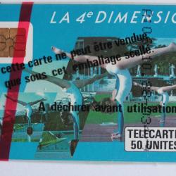 T&eacute;l&eacute;cartes &agrave; puce France 4e Dimension Femmes 1988 NSB