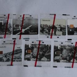 T&eacute;l&eacute;cartes &agrave; puce Publiques Juin 1944 F474 &agrave; F479 NSB