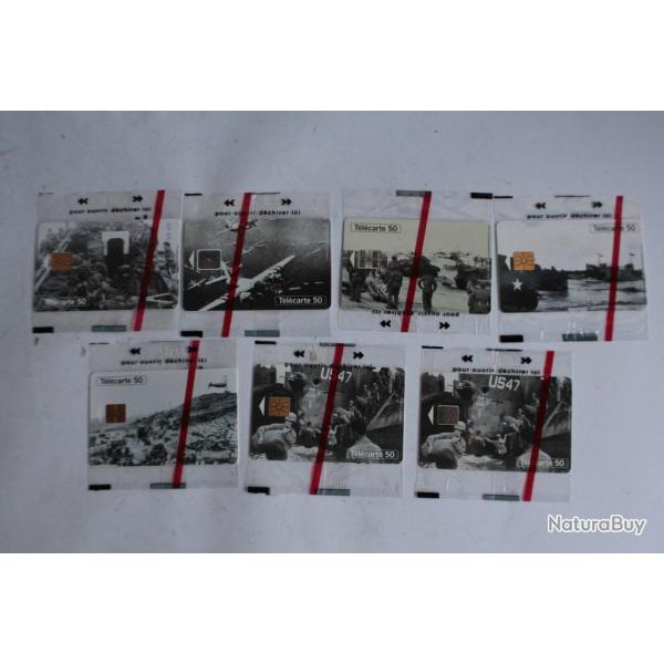 T�l�cartes � puce Publiques Juin 1944 F474 � F479 NSB