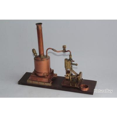 Mini Machine à Vapeur En Cuivre – Moteur Métallique Fonctionnant à L'alcool – Modèle éducatif Et Collection – Cadeau Scientifique
