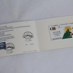 T&eacute;l&eacute;carte &agrave; puce France FITEM 90 + encart