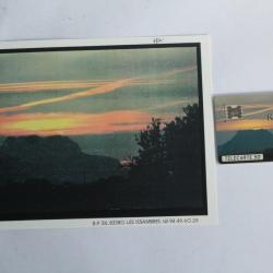 T&eacute;l&eacute;carte &agrave; puce France Priv&eacute;e Roquebrune Le Rocher + encart