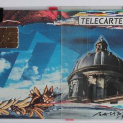T&eacute;l&eacute;carte &agrave; puce France Publique La coupole 120 U F116C NSB