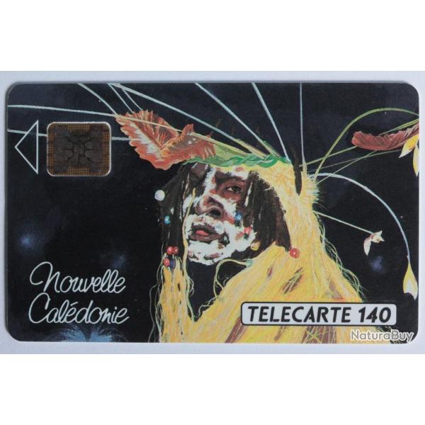 T�l�carte � puce Nouvelle-Cal�donie Danseur 1992