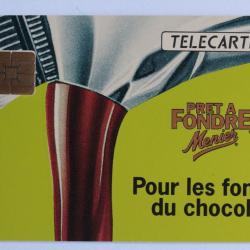 Télécarte à puce France Privée-Publique Chocolat Meunier SO3 1991