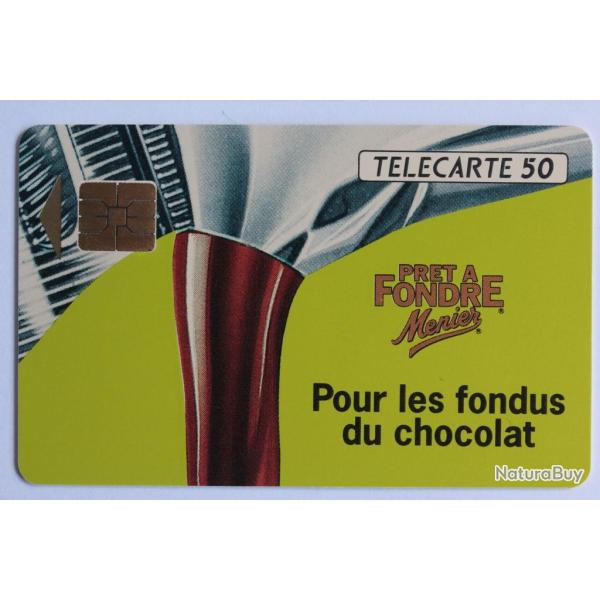 T�l�carte � puce France Priv�e-Publique Chocolat Meunier SO3 1991