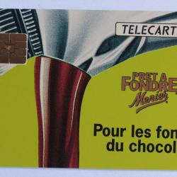 Télécarte à puce France Privée-Publique Chocolat Meunier SO3 1991