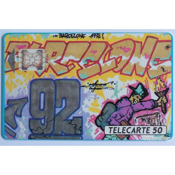 T�l�carte � puce France Priv�e-Publique Coll�ge de Valmy 1991