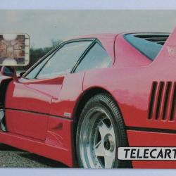 Télécarte à puce France Privée Ferrari F40 OTIP 1991