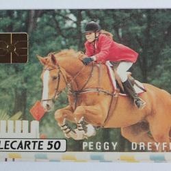 Télécarte à puce France Privée Haras de Fontenelle P. Dreyfus 1990