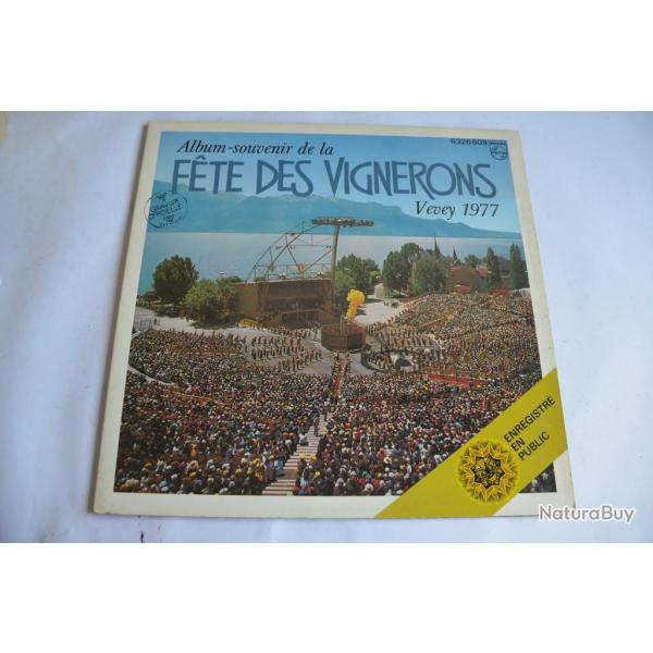 Vinyle 33T  Folk Album-souvenir De La F�te Des Vignerons Vevey