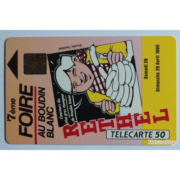 T�l�carte � puce France Priv�e Boudin blanc 1990