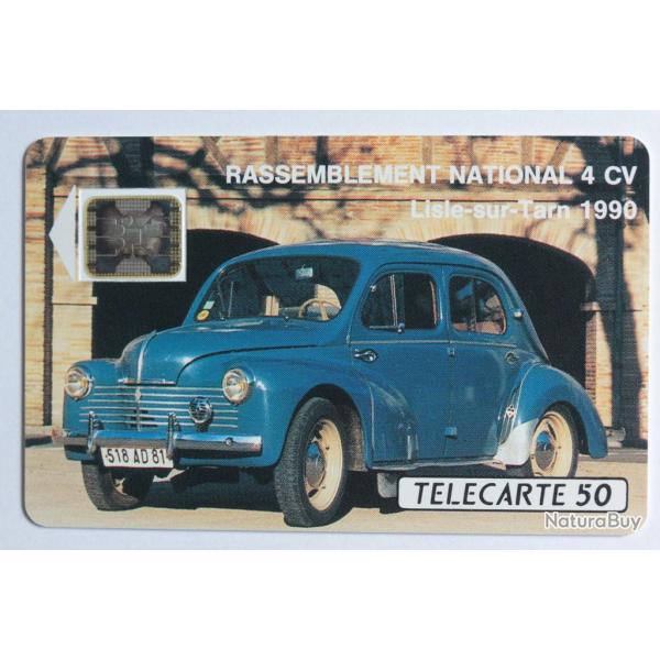 T�l�carte � puce France Priv�e Car Occitan 4 CV 1990