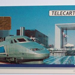 Télécarte à puce France Privée T.G.V. Atlantique 1 1990