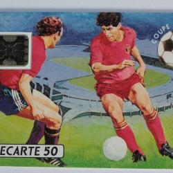 Télécarte à puce France Privée Coupe du monde de Football 1989