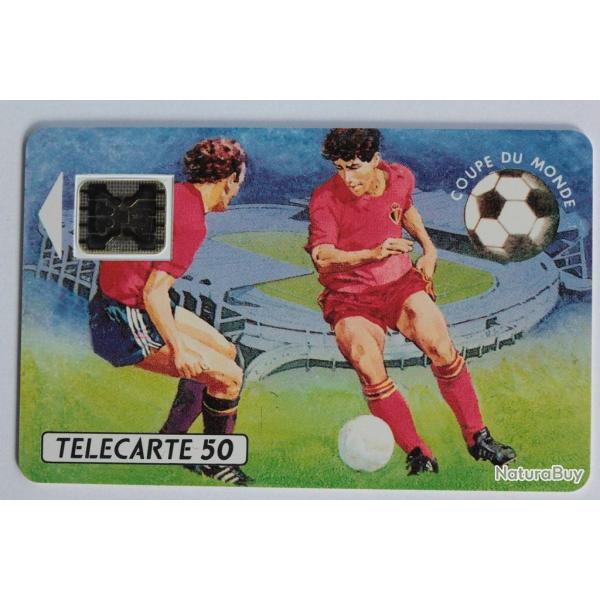 T�l�carte � puce France Priv�e Coupe du monde de Football 1989