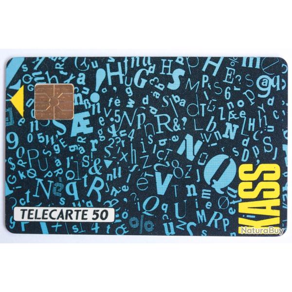 T�l�carte � puce France Priv�e KAAS Photocomposition 1989