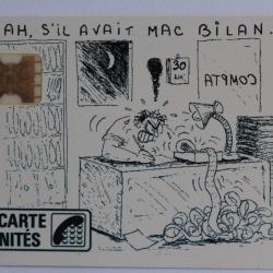 Télécarte à puce France Privée Macintosh M.G.I. 1989