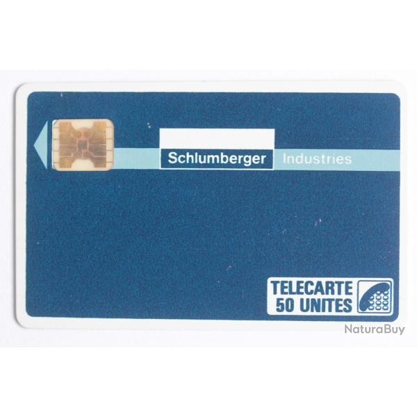 T�l�carte � puce France Priv�e Schlumberger Industries 1987