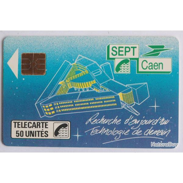 T�l�carte � puce France Interne S.E.P.T. Caen 1988