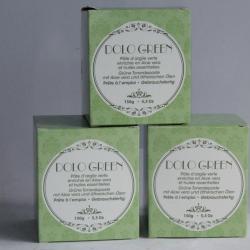 Dolo Green Pâte d'argile verte Aloe vera et huiles essentielles 3 x 150g