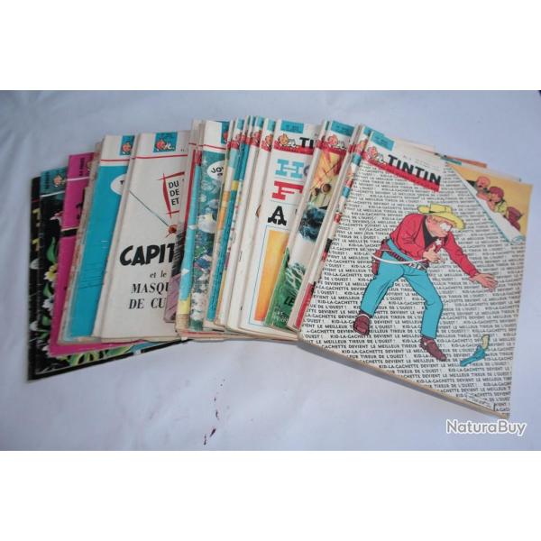 Lot 28 BD journal Tintin 1965 � 1968