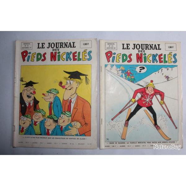 2 BD le journal des pieds nickel�s 1968