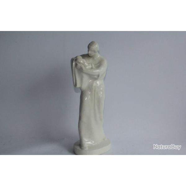 PERROCHET-JUNOD Jeanne C�ramique �maill�e Femme a l'enfant