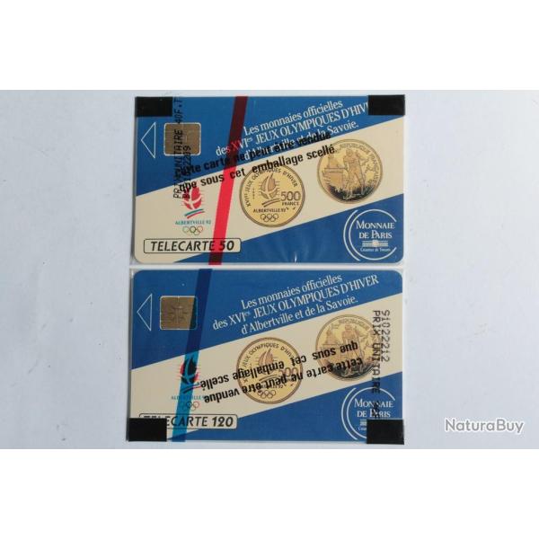 T�l�cartes � puce Monnaie de Paris 1991 NSB