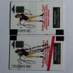 Télécartes à puce France Monoprix 1989 NSB