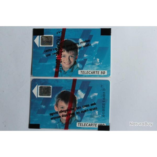 T�l�cartes � puce France Visage d'enfant 1989 NSB