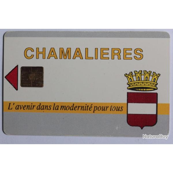 Carte � puce Stationnement Parking Chamali�res Puy-de-D�me France