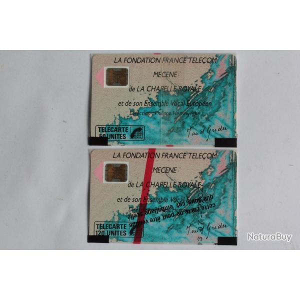 T�l�cartes � puce France Chapelle royale 3 1989