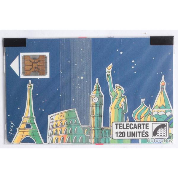 T�l�carte � puce France Lucy 120U SC4on 1989 NSB