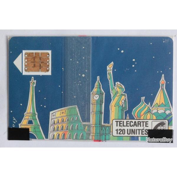 T�l�carte � puce France Lucy 120U SC3 1989 NSB