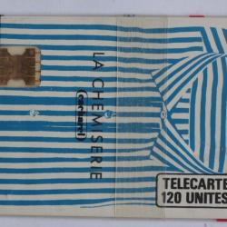T&eacute;l&eacute;carte &agrave; puce France Cacharel 120U 1988 NSB