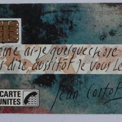 T&eacute;l&eacute;carte &agrave; puce France Jean Cortot 1987
