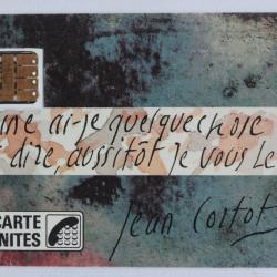 T&eacute;l&eacute;carte &agrave; puce France Jean Cortot 1987